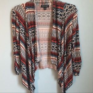 Aztec Print Cardigan